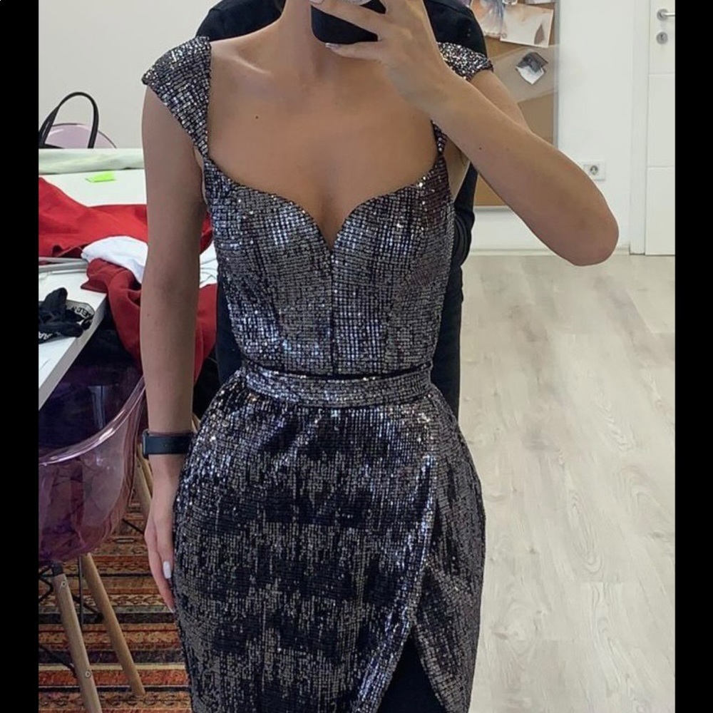 Wedding guest Lia stublla prom dress designer event ball gown